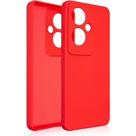 Custodia in silicone Beline rossa per Oppo Reno 11F. (1/3)