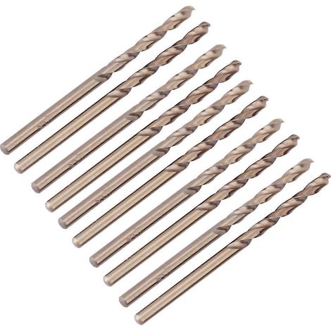 Jeu de forets en cobalt M35 HSS-CO pour le perçage de l'acier inoxydable (4,5 mm)