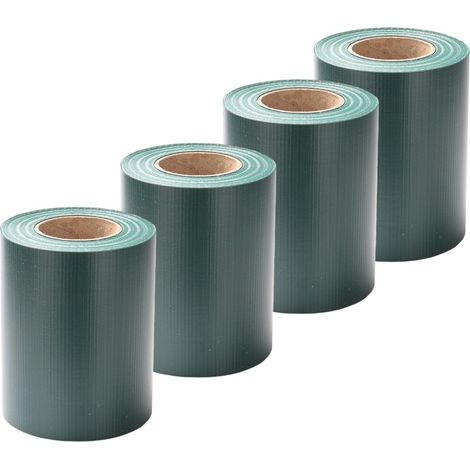 SWANEW Strisce privacy, PVC, strisce paravento, tappeto a doppia asta 50mx4 Verde (1/5)