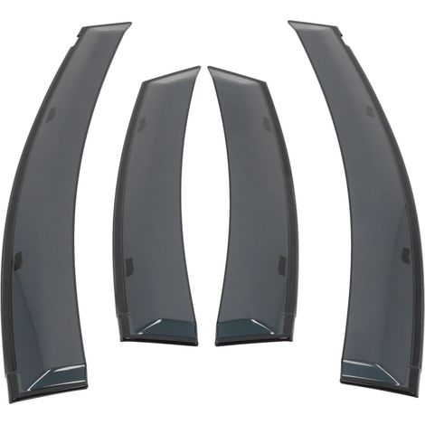 4 getönte Seitensonnenschutzblenden für Prius-Autofenster (2012–2015), Regen- und Schattenabweiser, Sonnenschutz (1/5)