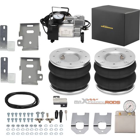 BFO – Kit de suspension pneumatique 2x avec compresseur 12V – Améliore la stabilité et le remorquage – Compatible Ford Transit 2001-2020