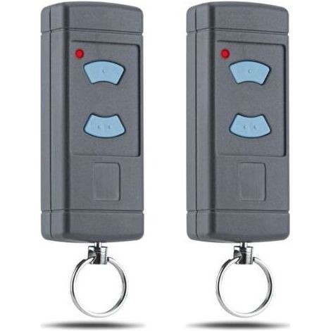 Lot de 2 télécommandes pour Hormann HSM4-868 HSE2-868 - Ouvre-Porte de Garage - 868,3 MHz - Bouton Bleu - HS4-868, HS(M) 2/4, HSZ1-868, HSP4-868 HSP4-C HSD2-A HSD2-C (1/5)