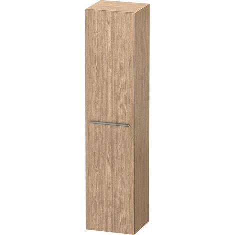 Duravit X-Large Armadio alto 1136, 1 anta in legno, incernierato a sinistra, 400mm, Colore (anteriore/corpo): Rovere europeo Decorazione quercia - XL1136L5252