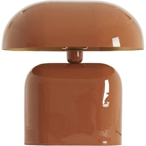 Light & Living - lámpara de mesa - Todd - naranja - metal -