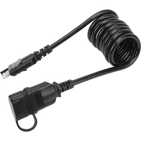 Connecteur 4 broches plat pour remorque, câble spiralé étanche, extension de faisceau 4 voies, fil de remorque (1/5)
