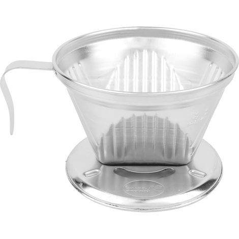 Filtre À Café En Acier Inoxydable Réutilisable - Pour Machine À Café Drip - Double Couche - 1 Pièce (1/5)