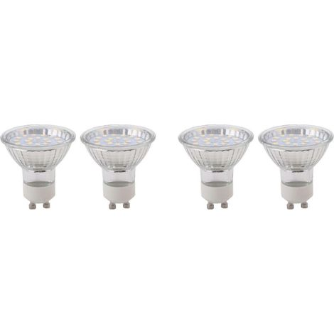 Lot de 4 ampoules LED GU10 pour hotte aspirante, ampoules LED pour appareils de cuisson, ampoules halogènes de remplacement pour éclairage de cuisine 3000K
