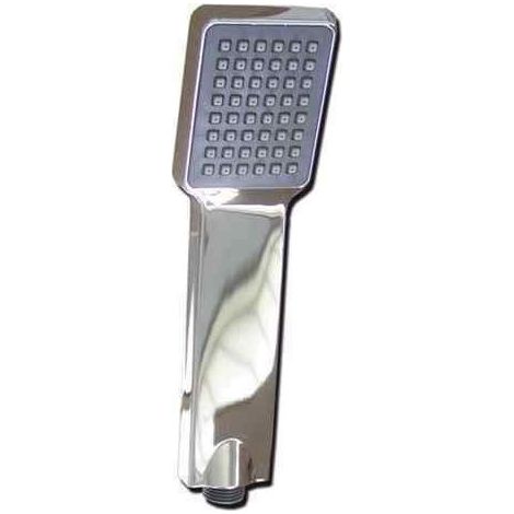 Douchette carrée raccord mâle 1/2" pour caravane et camping-car