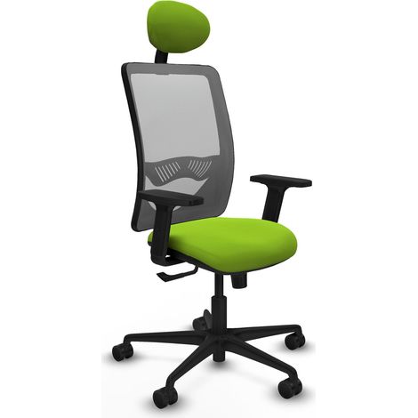 Chaise de bureau piqueras y crespo Zulema noir appuie têtes ajustable (1/2)