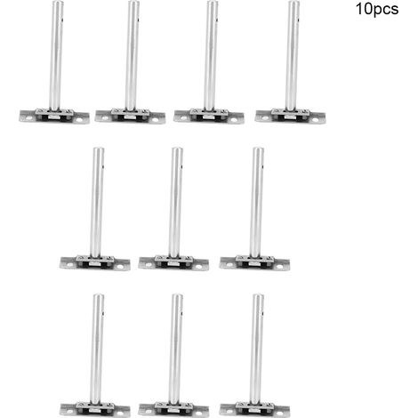 Lot de 10 supports d'étagère flottante 5 pouces, plaque de fixation murale invisible pour bibliothèque (1/5)