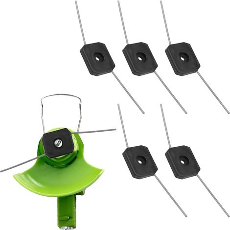 5 cabezales de corte de 150 mm, hilo de corte portátil y ligero, repuestos para herramientas de jardinería, accesorios para desbrozadoras (1/5)
