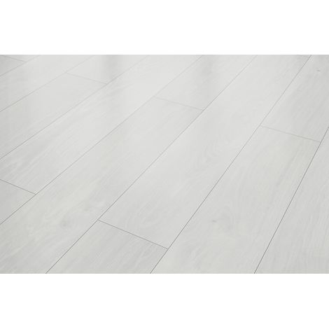 Classen Laminat Megaloc Aquaprotect 128,5 x 19,2 cm 8 mm Oak white creme Laminat (1/3)
