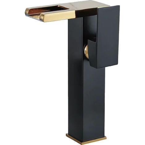 Mitigeur à capteur, laiton, chromé, LED, cascade, monocommande
