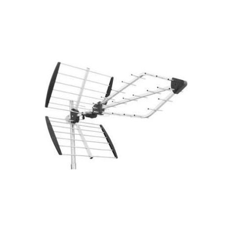 Antenne Trinappe - Triax - Modèle 107 cm - Gain 17,5 dB - Réglage élévation - Protection 28 dB