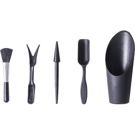 Outils de jardinage pour bonsaïs, plantes succulentes miniatures, mini-outils à main pour la maison et le bureau (5 pièces)