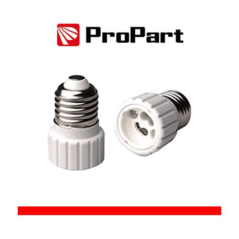 Adaptador Rosca Bombilla De E27 Macho A Gu10 Hembra Pel2710