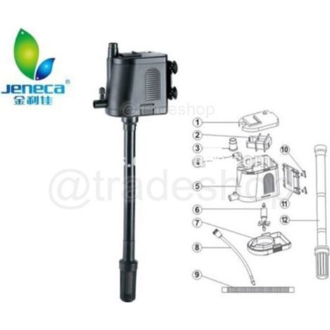 Jeneca 15W 900 L/h IPF-1990 Interne Tauchpumpe für Aquarienfilter