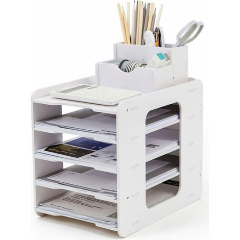 Porte-documents de bureau multicouche