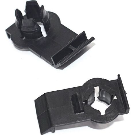 Clip de fixation de lève-vitre 2 pièces pour BMW X5E53 (noir) (1/5)