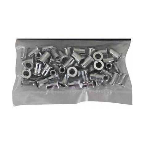 pack 50 tuercas remache remaches roscados M8