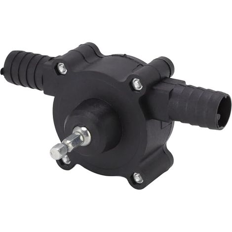 Water Drilling Pump, Plastic Oil Gas Fluid Transfer Pump Tool, Portable Self-Priming Accessory for Electric Drill Users (1/5)