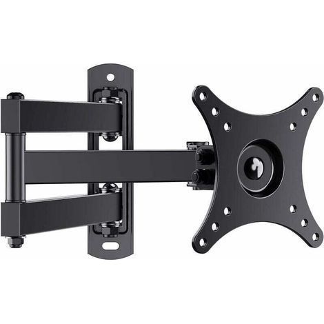 Support TV universel 10-32 pouces – Inclinable et rotatif – Charge max 20 kg – VESA 50x50/75/100 mm – Installation murale facile (1/5)