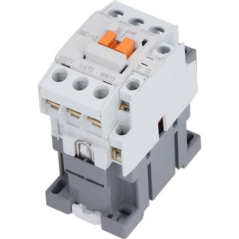 Contacteur CA pour montage sur rail DIN, contacteur de commande de circuit domestique 1NO 1NC 220 V 50 Hz 13 A GMC-12 (1/5)