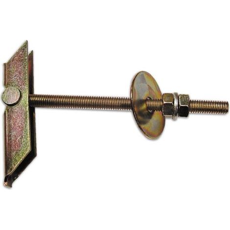Ancora in Acciaio Doppio Dado Fischer KD 6 xL. 6x100 mm Carico 300 Kg (1/2)