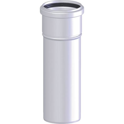 TEN – Conduit rigide polypropylène 80 mm – Longueur 1000 mm – Évacuation fumées chaudières à ventouse – Température max 120°C