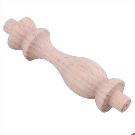 60 Pièces SéRies 7.6X1.8 cm HêTre Non Peint Non Bois Artisanat Broches Balustre pour Restaurant Décor RéParation Décoration (1/5)