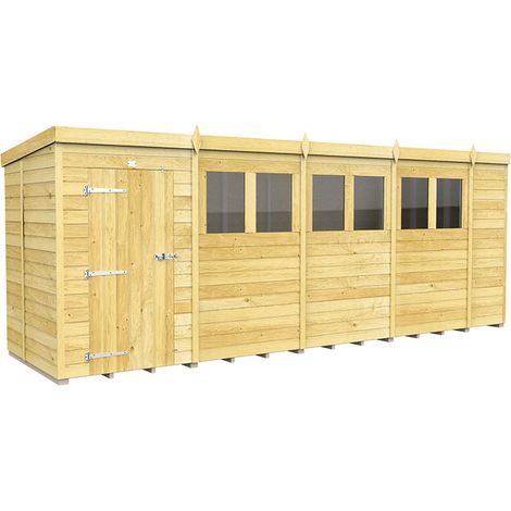 18 x 5 Pent Shed