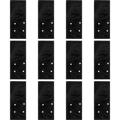 Lot de 100 (25 x 17 x 0,1 cm) sacs de plantation pour plantes en plastique avec trous respirants pour plantes de jardin (1/5)