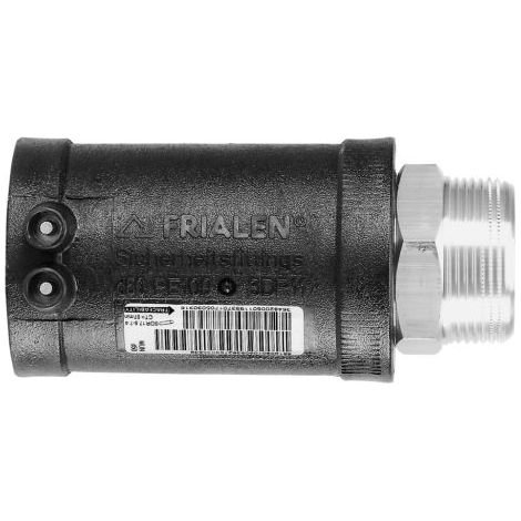 Pièce de transition Frialen PE/Mssg. Type MUN OEVGW - testée pour l'eau PN16 da 32 x25AG