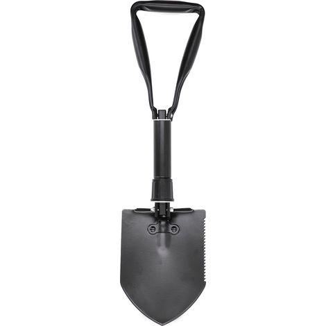 Pelle pliable haute dureté, portable, de style militaire, pour le camping, le jardinage et les situations d'urgence. (1/5)