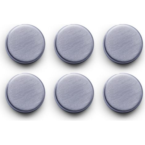 Aimants pour notes, acier inoxydable, 6 pièces, ZELLER (1/2)