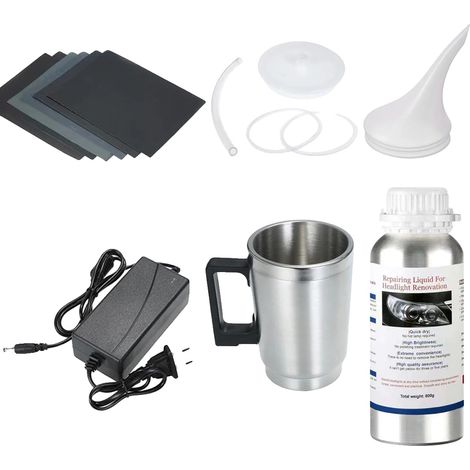 Autoscheinwerfer-Polierset, Restauration, Anti-Kratzer-Reparatur, Set 3 Karton Kit (1/2)