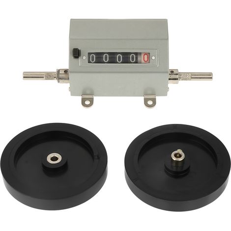 compteur de longueur à 5 chiffres (0-9999,9), vitesse max. 350 tr/min, gris, remise à zéro