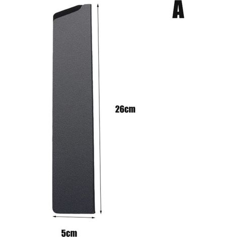 6 protecteurs de gaine de couteau, plastique rigide, compatible Santoku / chef / éplucheur, protection lame intégrale, cuisine professionnelle et domestique