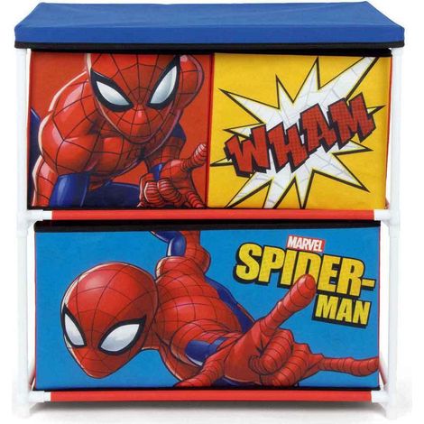 Arditex Spiderman mobiletto di stoccaggio rosso per bambini