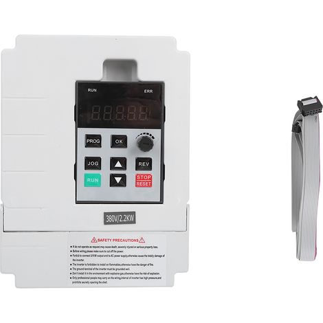 Variateur de fréquence universel mini JHS33T 2,2 kW blanc pour pompe à eau et ventilateur industriel, convertisseur de vitesse (1/5)