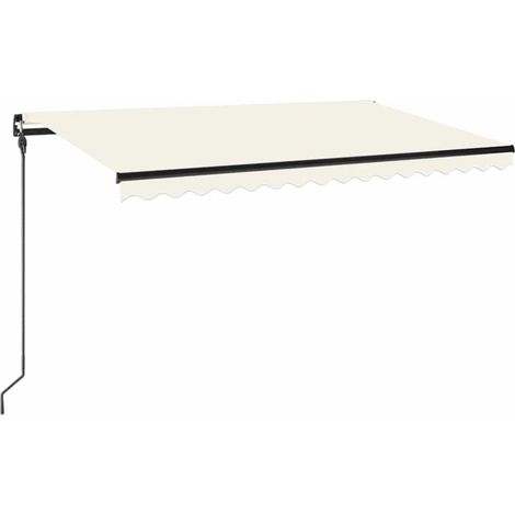 Maison Exclusive - Tenda da Sole Retrattile Manuale 450x300 cm Crema