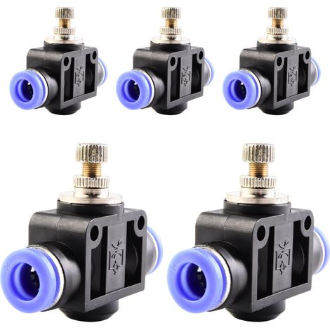 10 pièces 16 mm répartiteur en Y à 3 voies, raccord pneumatique, rapide plastique raccords Push to Connect, adaptateur de conduite d'air PY - LSA-8mm (1/5)