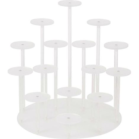 Acryl-Displayständer für Miniaturfiguren, runde Ständer für Cupcakes. (1/4)
