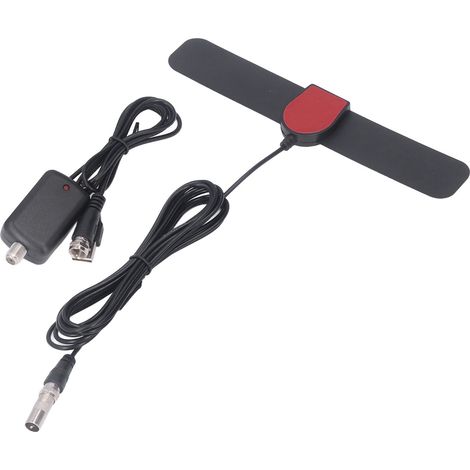 Digitale HDTV-Zimmerantenne, 25 dB hoher Gewinn, Signalreichweite bis zu 1577 km, digitale TV-Antenne (1/5)