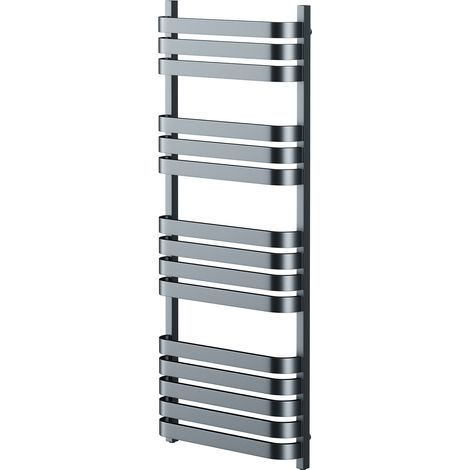 Vasco Anthracite 1200mm x 500mm Heated Towel Rail (1/5)