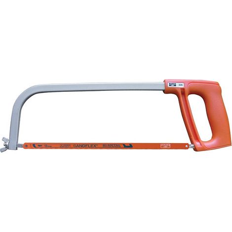 Bahco 306 DIY Hacksaw Frame – 12-inch (300mm) Heavy-Duty Hand Saw Frame for Cutting Metal and Plastic (1/3)