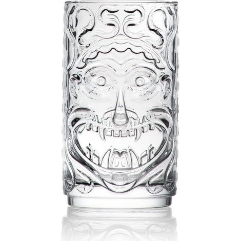 RCR Cristalleria Italiana Tiki Etruria - Set da 4 Bicchieri Acqua e Cocktail in Vetro (1/4)