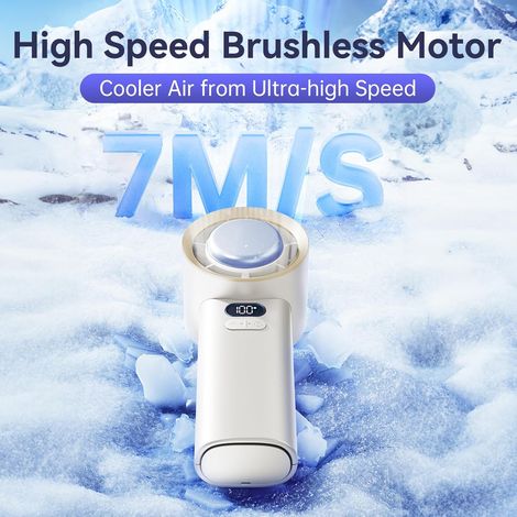 Dieser tragbare Ventilator verfügt über eine USB-Schnittstelle, arbeitet leise und ist ideal für Reisen im Freien. (1/3)