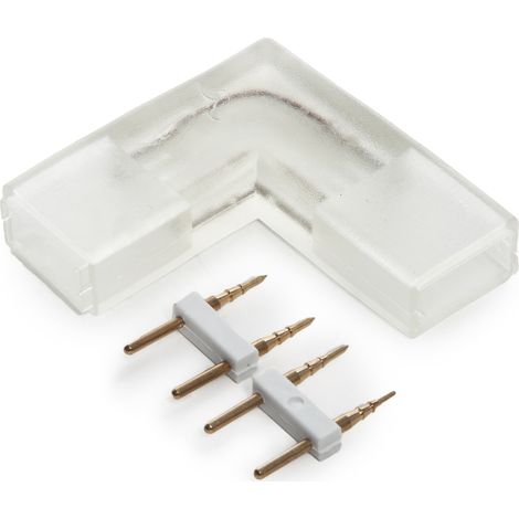 Conector L Tira LED 220VAC SMD5050. [HO-L-230V-5050]
