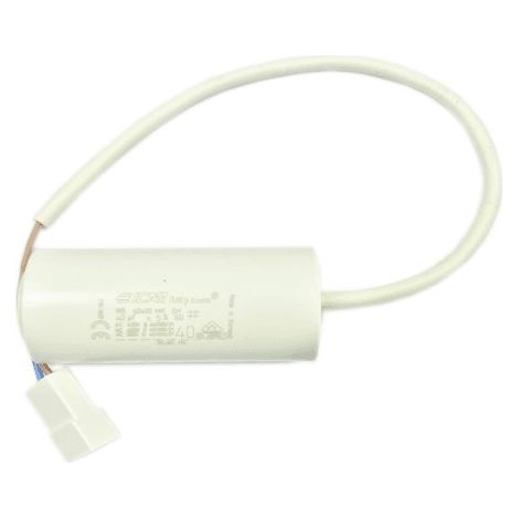 Condensateur noir 40µf avec câbles – Dimensions 9 x 4 cm – Accessoire pour nettoyeur haute pression K6 K7 – Compatible avec modèles Karcher